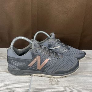 New Balance Minimus Womens 7.5 Gray Phantom Fit Training Running Shoe